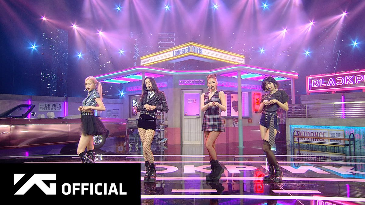 .BLACKPINKOFFICIAL performing “Lovesick Girls” at Jimmy Kimmel live will always be iconic and remembered. 🖤🩷
