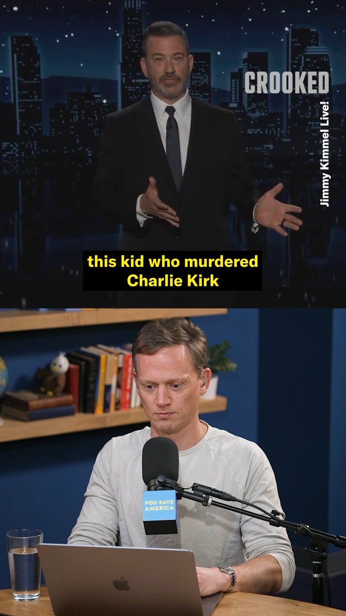 BREAKING: "Jimmy Kimmel Live!" pulled indefinitely because of Charlie Kirk comments.