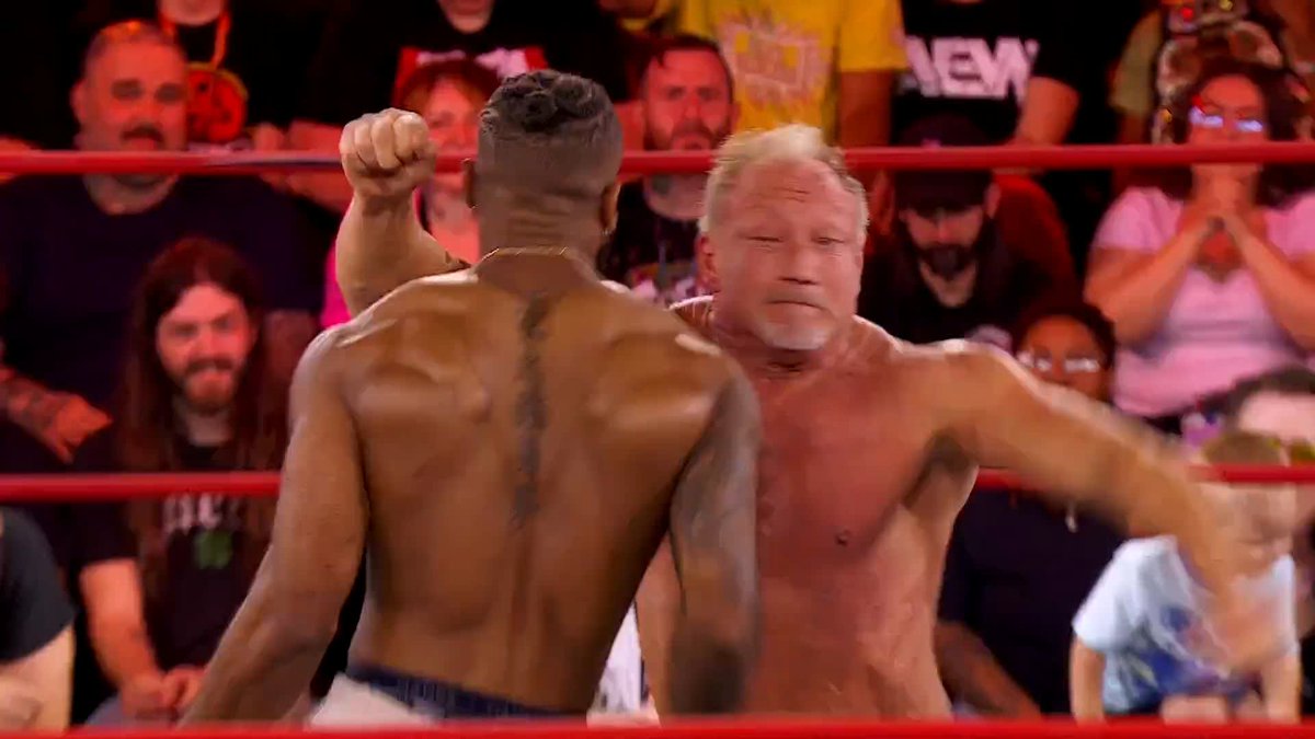It was a bit of a reunion last week on #AEWCollision as Jerry Lynn tried to talk some sense into Anthony Bowens and ''Platinum'' Max Caster! Watch #SeptembertoRemember LIVE on TBS & HBO Max