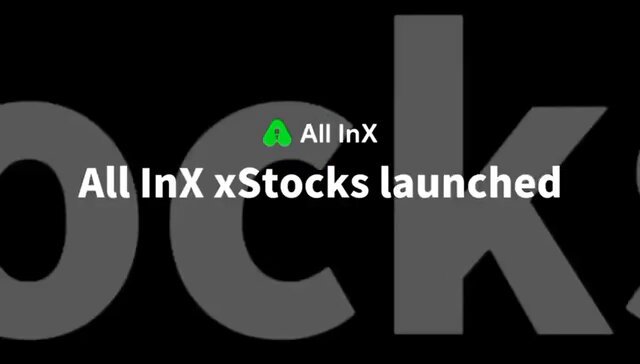 GM, fam! Great news! All InX has officially launched xStocks, bridging Wall Street with Web3 Now users can access 24/7 trading of global assets: - $NVDAX (NVIDIA) – AI market leader - $TSLAX (Tesla) – sustainable innovation - $MSTRX (MicroStrategy) – digital gold exposure - $CRCLX (Circle) – core Web3 infrastructure - $SPYX (S&P 500 ETF) – diversified stability Explore integrated trading, hedging, staking, and payments via All InX CeDeFi. 🌐 For more information, please check