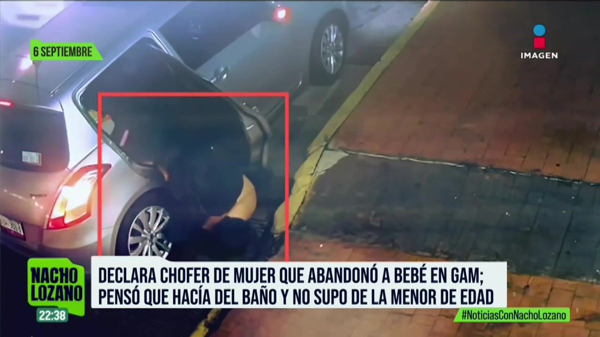 El chofer del coche donde se bajó una mujer para dar a luz a una bebé de 32 semanas de gestación y abandonarla en la #GAM, pensó que la mujer estaba haciendo del baño. Ya habría ido a declarar a la Fiscalía de la #CDMX. Fue identificado como un conductor de #InDrive: