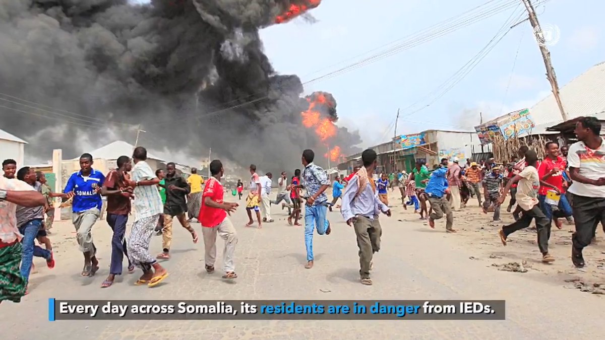 Improvised Explosive Devices (IEDs) pose a very real threat for many Somalis – efforts to end this scourge are supported by the UN, through UNMAS's work with the authorities, and it welcomed the recent launch of Somalia's National Counter-IED Strategy in Mogadishu. Check out this clip for more!