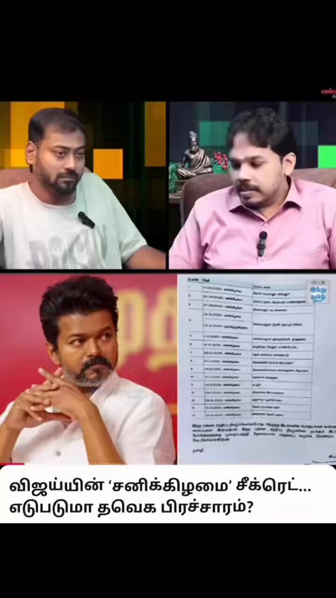 TVK’s Saturday Strategy ❤️ Vijay Jagadish