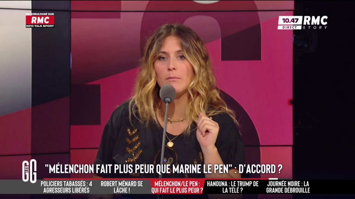🤔 « Mélenchon fait plus peur que Marine Le Pen ». D’accord ou pas avec Carole Delga (PS) ? 🗣️ Flora Ghebali : "Jean-Luc Mélenchon, c'est le boulet à la cheville de la gauche." #GGRMC