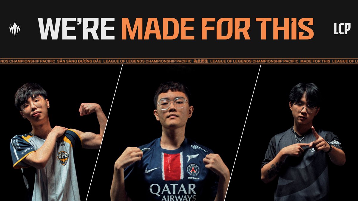 You showed up. You cheered. You made history with us. Now the final chapter of our inaugural season is here. This weekend, we crown our first-ever LCP Champion. This one’s for you, the fans who made this season unforgettable #LoLPacific