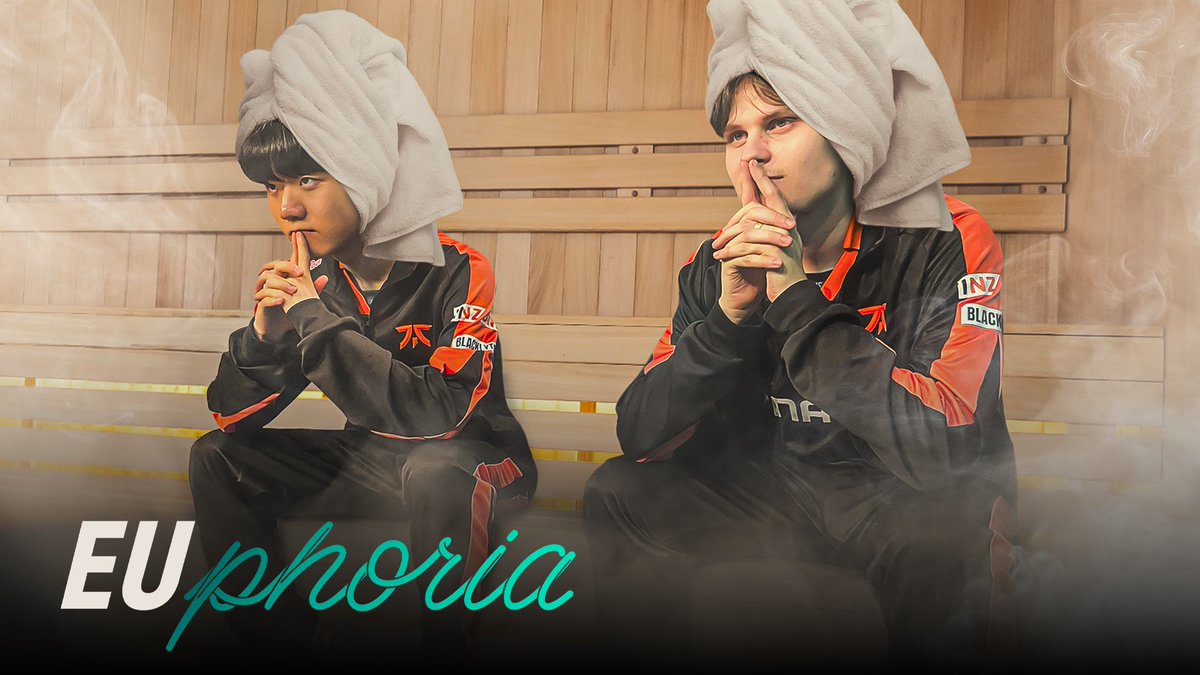 Mindset: cook enemy mid Poby and Elias Lipp join Andy Day and Rob Price on EUphoria presented by ExpressVPN to talk about Madrid, the upcoming match against KC, and how sauna helps them against mental boom. 📺 🔊
