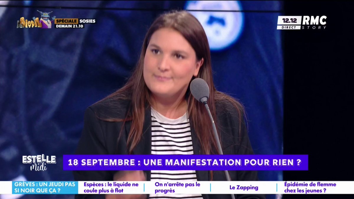 😡 Manifestations 🎙️ Juliette Briens : "J'ai vu des lycéens bloquer leur établissement... Tu leur donnes la parole et ils sont là avec leur air ahuri et leur buzz cut insupportable ! Ils n'arrivent même pas à faire une phrase de français !" #EstelleMidi
