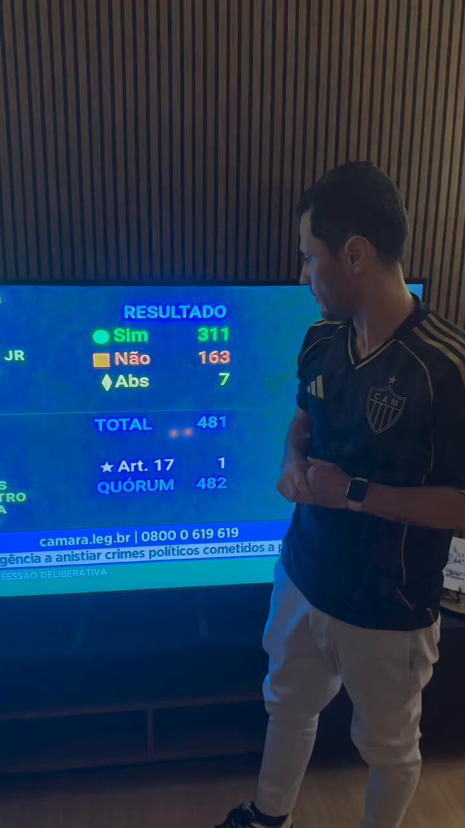 Projeto de urgência da Anistia é aprovado na Câmara Federal.