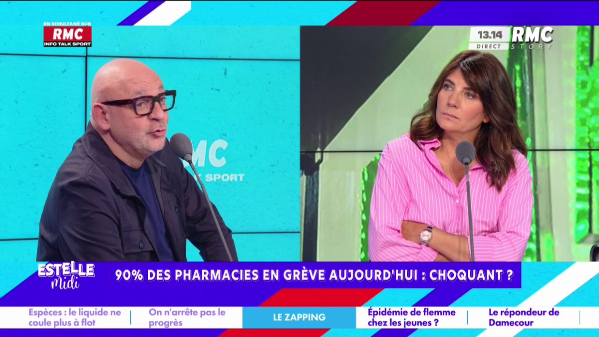 💊 90% des pharmacies en grève aujourd'hui : choquant ? 🎙️ frédéric hermel🇫🇷 : "Le commerce le plus rentable de France est la pharmacie ! À un moment, il faut avoir un peu de décence ! Les pharmaciens se gavent grâce à la sécurité sociale..." #EstelleMidi