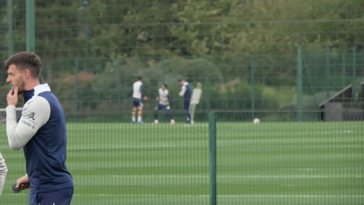 Dominic Solanke is back in individual training for Tottenham Hotspur after a spell out with injury ⚪