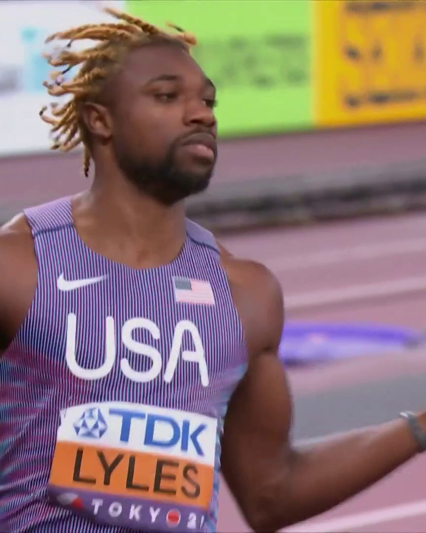 Noah Lyles makes a STATEMENT with the fastest 200m in the WORLD this year! 😤 📺 USA Network