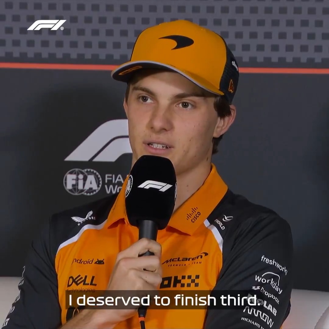 "It was a weekend where I deserved to finish third" Oscar Piastri reflects on the events at Monza #F1 #AzerbaijanGP