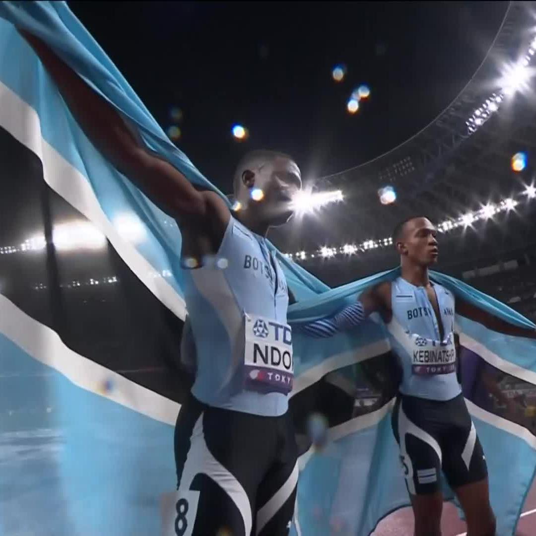 It's a Botswana double podium in the Men's 400m 🥇🥉 Collen Kebinatshipi takes the win in a time of 43.53 ⏱️🔥 📺 Stream #WCHTokyo25 on DStv: