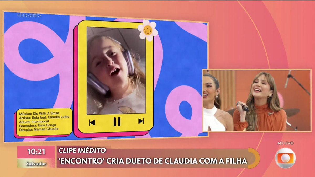 O FOFORÔMETRO EXPLODIU 🤩 O #Encontro fez uma surpresa pra Claudia Leitte onde criou um dueto com ela e sua filha 🤏