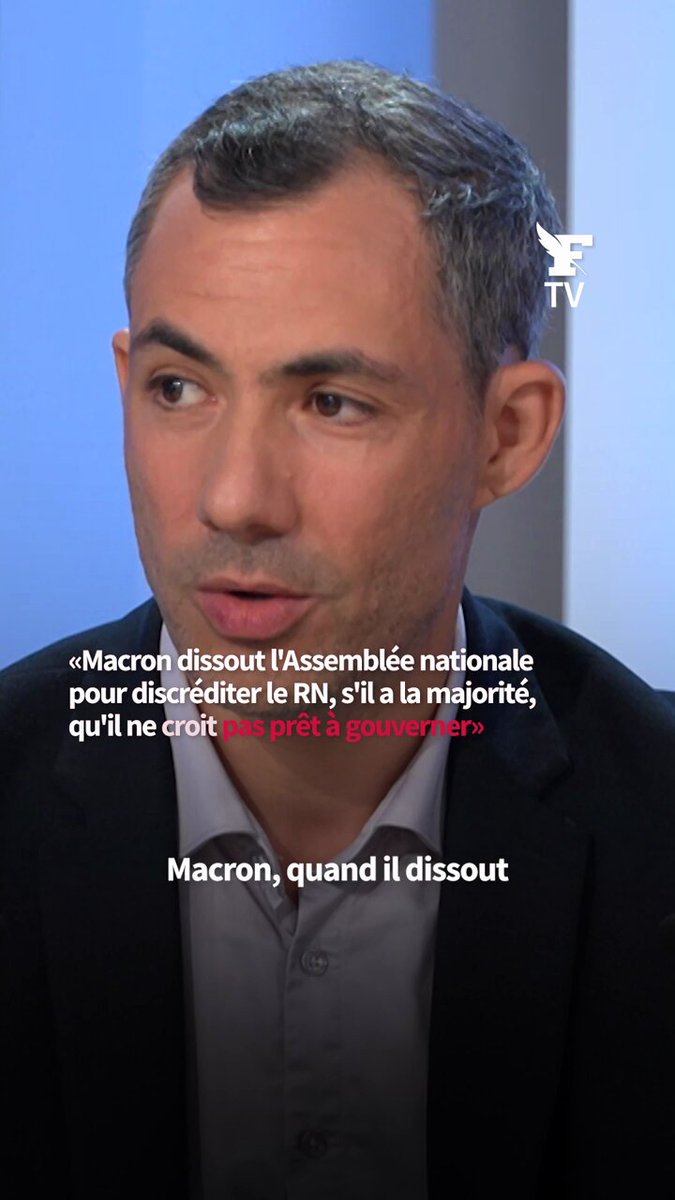 «Quand Macron dissout, il sait très bien que son camp est en chute libre et que le RN est dans une dynamique exceptionnelle. Il se dit que si le RN l'emporte, 'tant mieux', car le parti se casserait les dents à Matignon», révèle Wally Bordas, auteur de «Palais Bourbier».