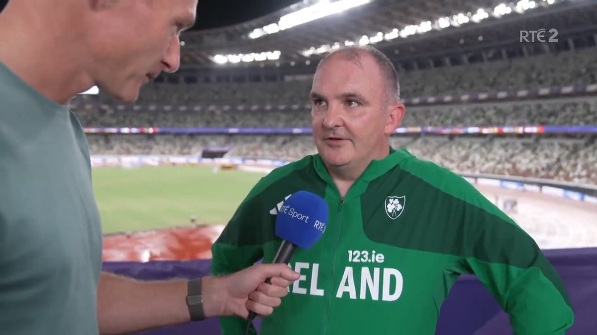 "That's the stuff of dreams... we've always felt he could compete at that level" Cian McPhillips' coach Joe Ryan chats to David Gillick about the Longford man's record-breaking performance in the World 800m semi-final #Tokyo2025 📺