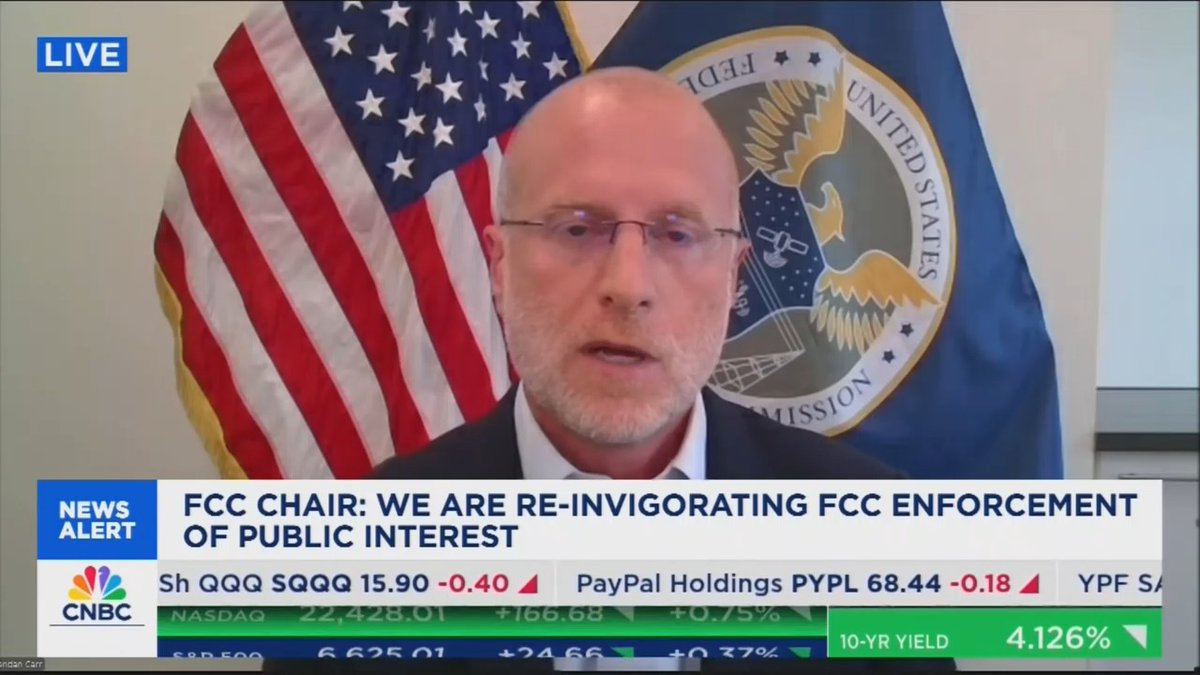 Trump's FCC Chair: We're in the midst of a massive shift in the media ecosystem. I would say we're not done yet.
