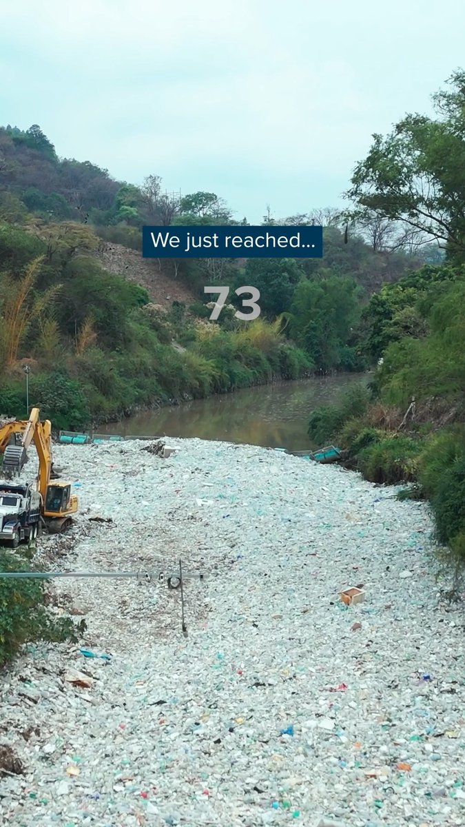 New milestone: 10,000 extractions of river waste that would have otherwise entered our oceans.