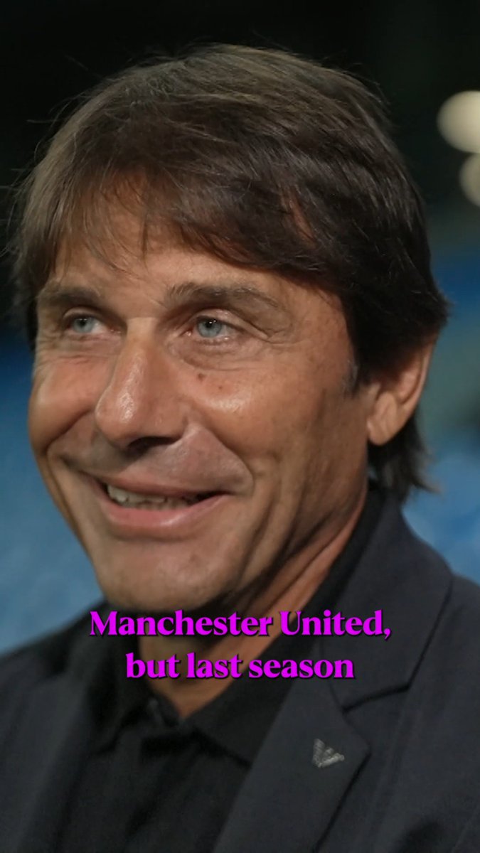 Antonio Conte speaking about the impact Scott McTominay has had on Napoli since his arrival 🩵