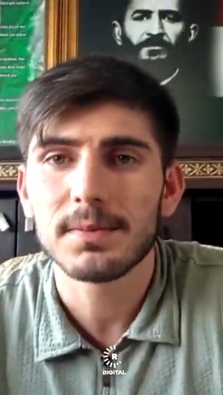 #VÎDEO- Alî Çevenê ku gotibû ❝Ez ne Tirk im❞ hat berdan Alî Çeven: 🎙️❝Xwedê neke ez poşman bibim❞ 🎙️ ❝Ez dîsa dibêjim, ez ne Tirk im❞ 🎙️ ❝Em li ser rêbaza Qazî Mihemed, Mela Mistefa Barzanî û Şêx Seîdan in❞ 🎙️ ❝Tiştên bi navên Tirk û Ereb û Farisan ne yên min in❞ 🎙️ ❝Her Kurd ne PKKyî ye û PKK ne berpirsyarê nasnameya min e❞ 🎙️ ❝Min dizanibû ku dê werim girtin❞ #AlîÇeven