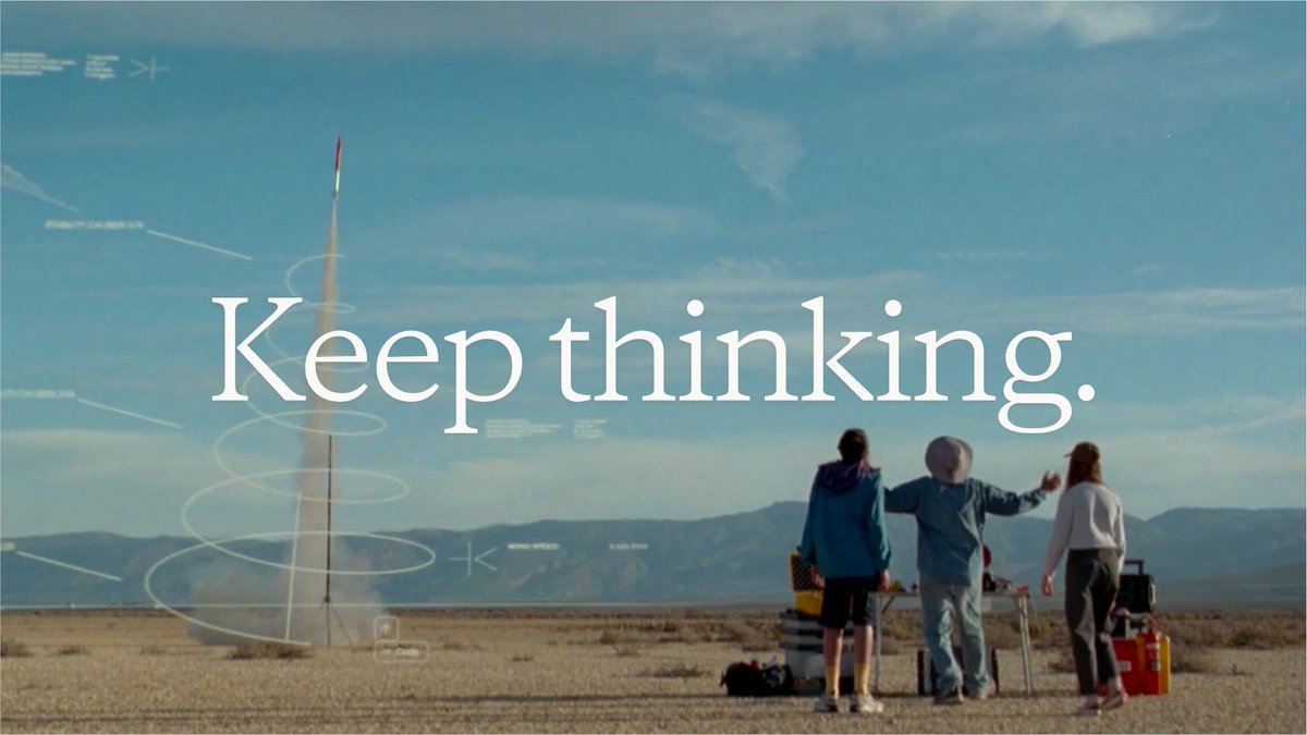 Keep thinking.