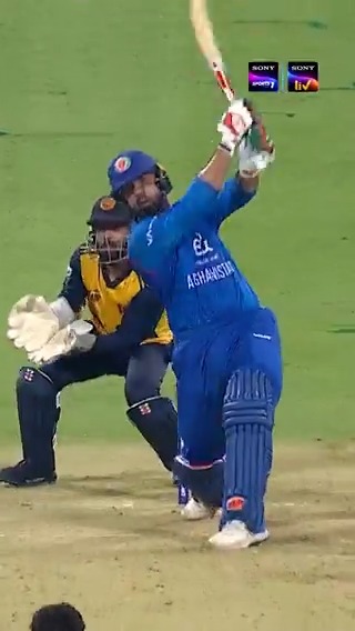 6️⃣6️⃣6️⃣6️⃣6️⃣ - 5 sixes in an over by a 40 year old Mohammad Nabi in Asia Cup 2025. 🤯