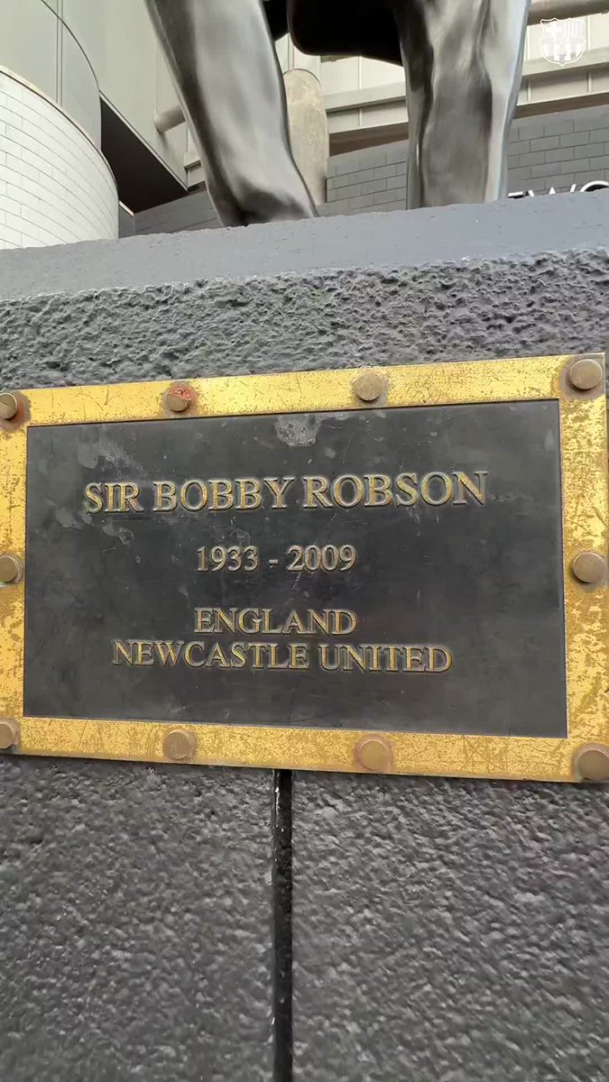 Sir Bobby Robson. The bond between Barça and Newcastle.