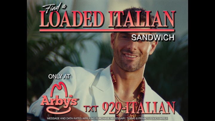 Looking for a Loaded Italian in your area that’s hotter, juicier, and more shredded than Jimmy Garoppolo? TXT 929-ITALIAN today! #ArbysPartner