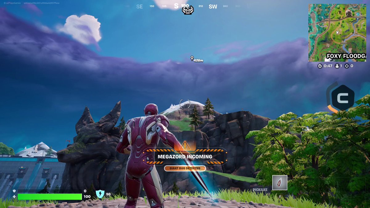 MEGAZORD is NOW AVAILABLE in #Fortnite! He spawns in the 2nd Storm circle and will have you fight Rita Repulsa's first before you go on to attack enemies in the match!