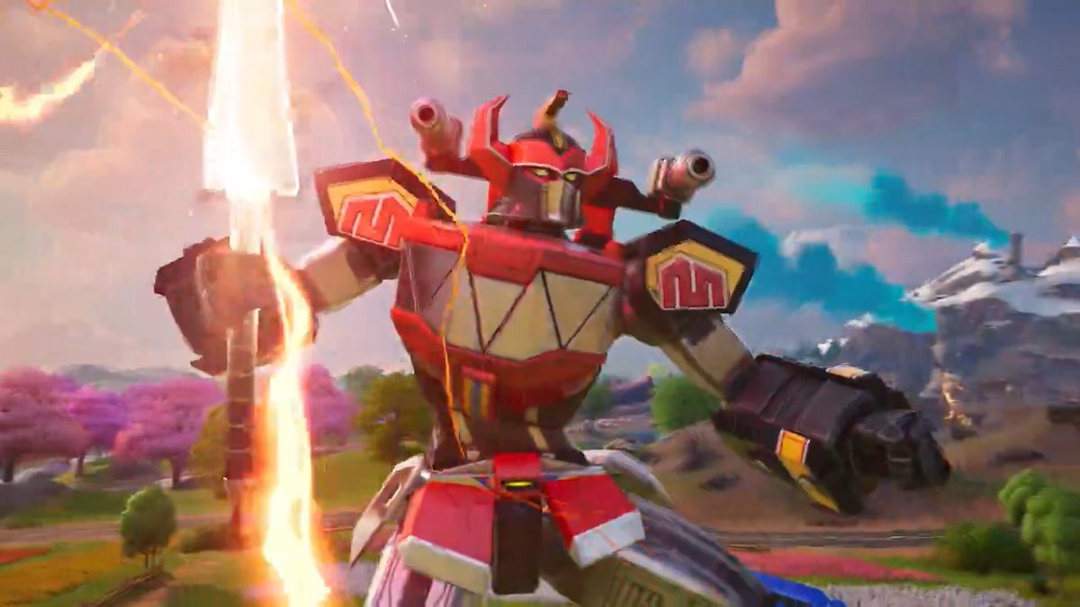 Ay-yi-yi-yi-yi 🤖 You and your squad can now pilot the Megazord in Fortnite: