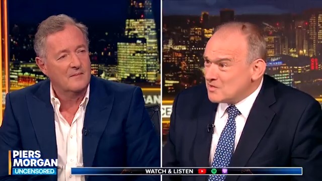 “You’ve chosen to snub the King when he’s really sick - and Donald Trump!” Piers Morgan challenges Liberal Democrats leader Ed Davey for refusing to attend the state dinner held in honour of the President’s visit. 📺 Piers Morgan | Ed Davey