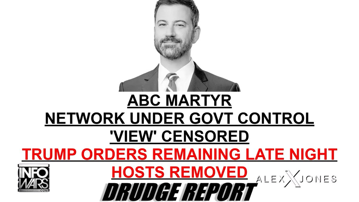 BREAKING EXCLUSIVE: Learn The Secret To Why Jimmy Kimmel & Stephen Colbert Were Canceled After They Celebrated The Censorship Of Alex Jones, Tucker Carlson, & Others The Mainstream Media Has Been Dead For A Long Time But Is Just Now Figuring It Out! Out Of Desperation, They Claim President Trump Is Censoring Them!