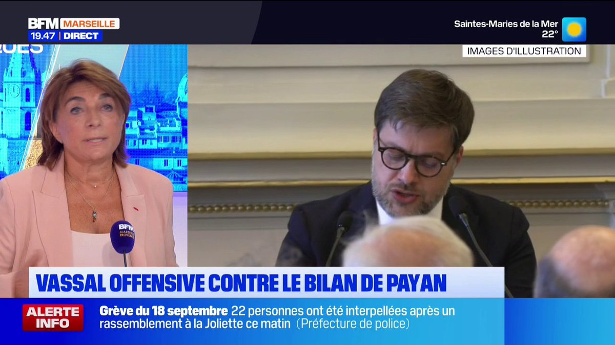 "Il a volé le poste de Madame Rubirola, il a massacré cette ville" Pour Martine Vassal, candidate à la mairie de Marseille, "il faut que [Benoît Payan] s'excuse face aux Marseillais"