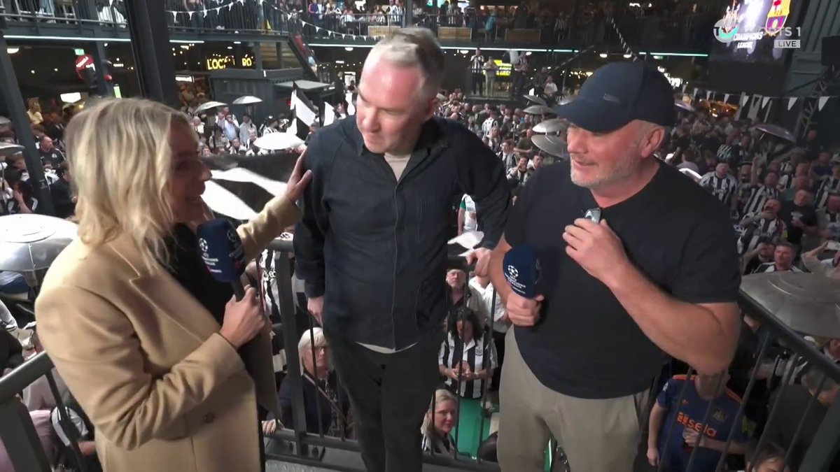 Sound on 🔊 The Newcastle fans are out in deafening voice already! ⚫️⚪️ 📺 TNT Sports &amp; discovery+ UK