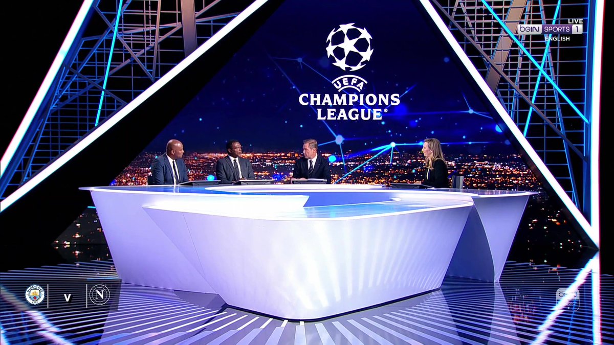 🗣️ "I came from a 90,000 people San Siro... But St. James' Park was just amazing!" Marcel Desailly praises the incredible atmosphere in Newcastle ⚫️⚪️ #beINUCL #NewcastleBarça #UCL