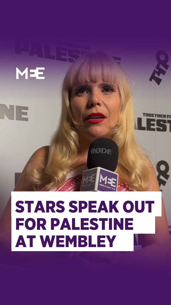 Some of the UK’s biggest stars, including Benedict Cumberbatch, Florence Pugh, Paloma Faith and Bastille, took to the stage at London’s OVO Wembley last night for Together For Palestine