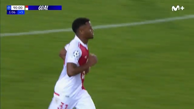 El ESTRENO de Ansu Fati en la derrota del Mónaco. 🚀 Zurdazo y para adentro. #UCL #LaCasaDelFútbol