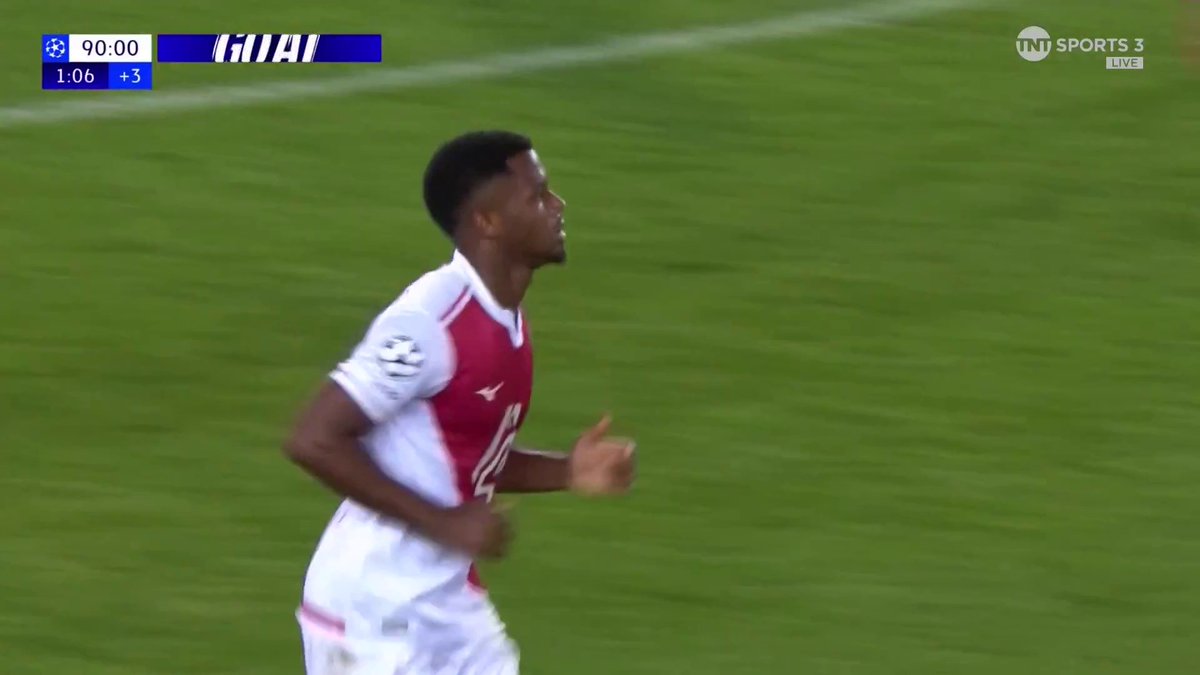 Ansu Fati with a consolation goal for AS Monaco on his debut ⚽️ 📺 TNT Sports & discovery+ UK