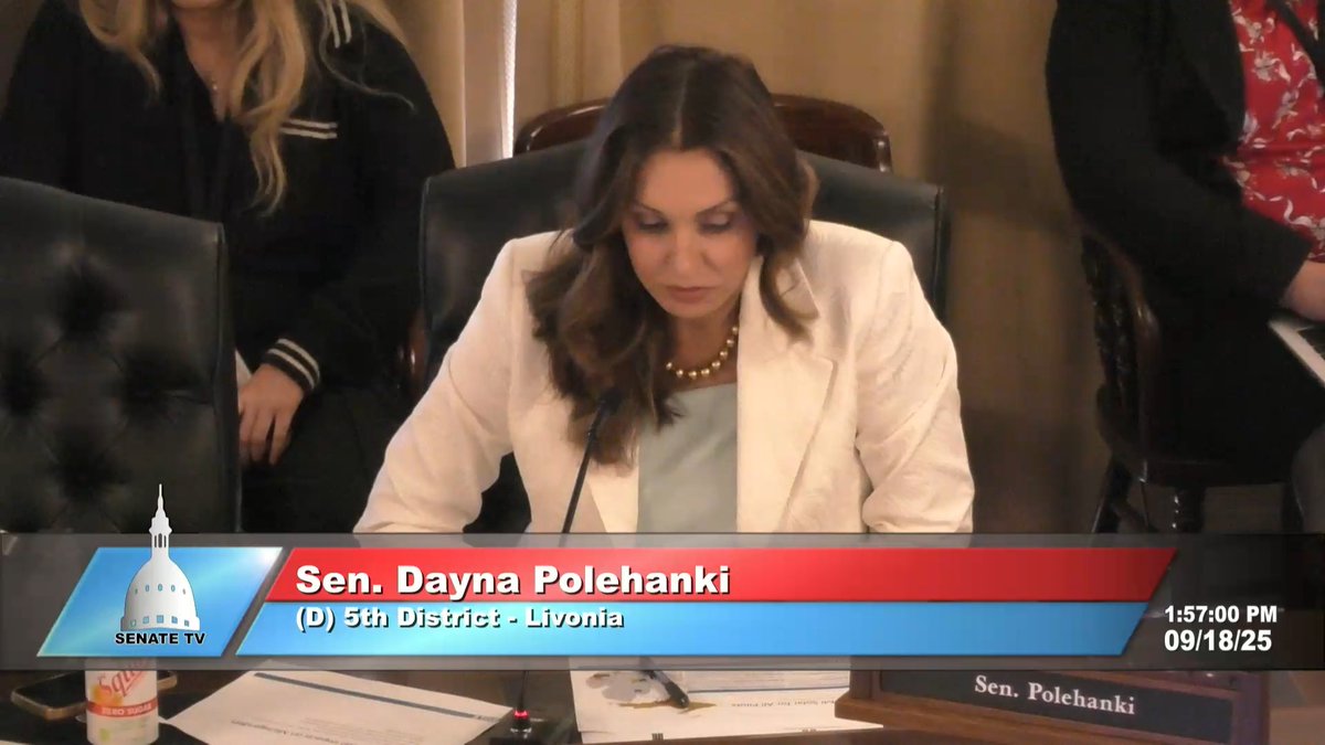 Michigan State Sen. Danya Polehanki's (D-Livonia) voices cracks as she learns the Trump administration defunded and shut down a state program to bring solar energy to low-income communities, which would have reduced energy bills by at least 20% and created 700 jobs. "I'd like for the record to show that every single Republican, five of them on this committee, either did not show up or left during your presentation. Is that how much they care? I am burnt up over this."