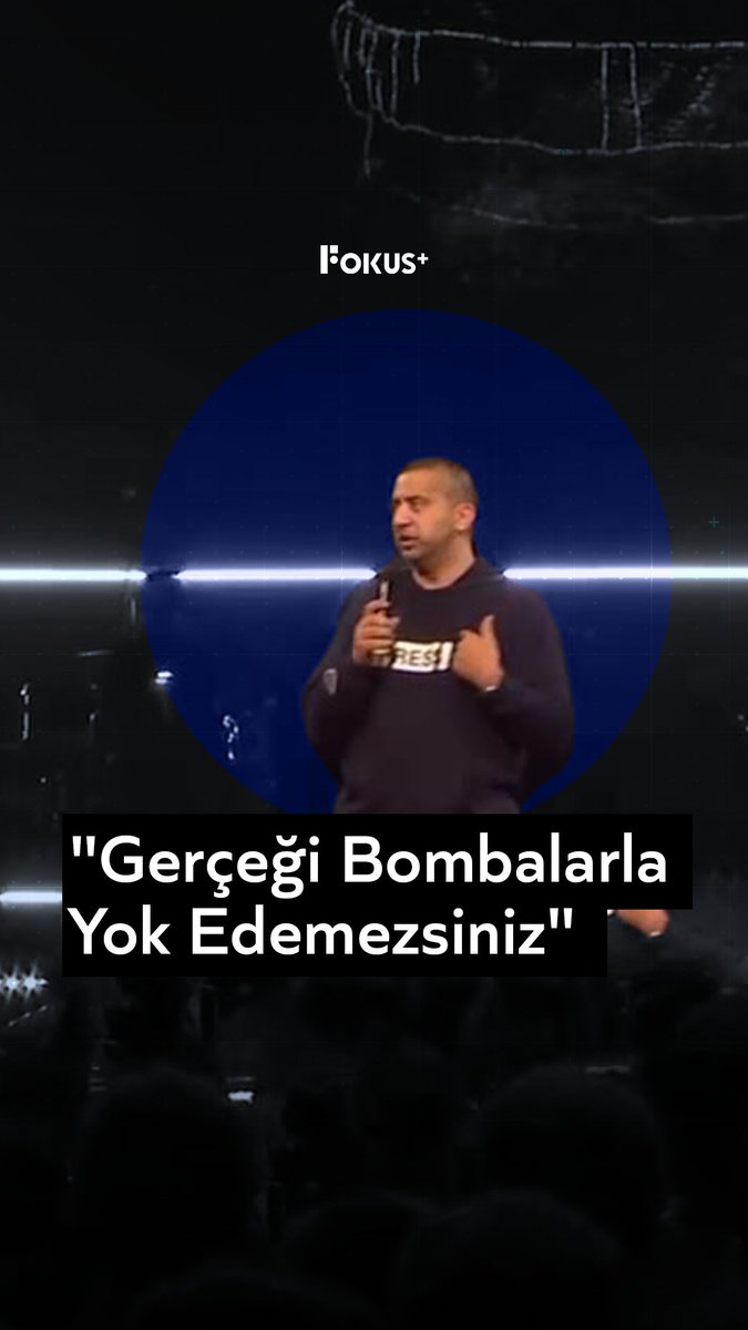 ➕"Gerçeği Bombalarla Yok Edemezsiniz" ▪️İsrail işgal güçleri tarafından öldürülen gazeteciler onuruna Londra’da düzenlenen “Filistin için Birlikte” adlı törende, İngiliz-Amerikalı gazeteci Mahdi Hassan, gazetecilerin öldürülerek gerçeğin hedef alınmasını sert ifadelerle İsrail’e yönelik eleştirdi.