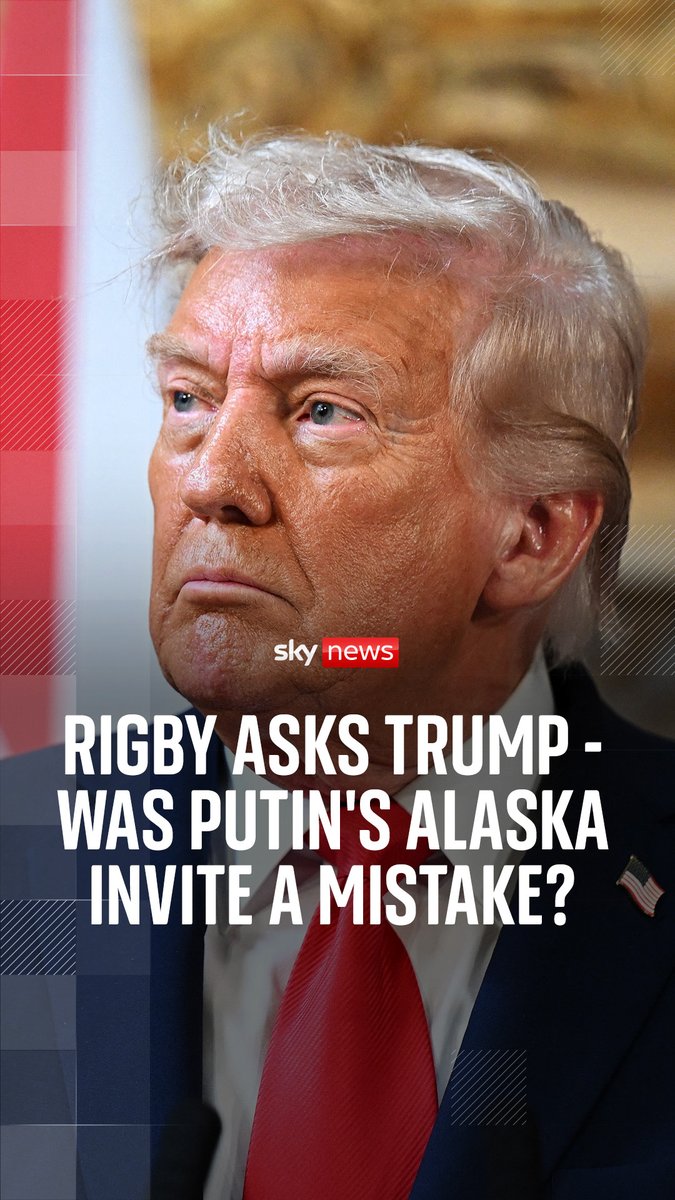 'Was it a mistake to invite Putin to Alaska, do you regret it?' Sky's Beth Rigby questions the PM Sir Keir Starmer and Donald Trump over Russia's President Putin and the Lord Mandelson scandal.