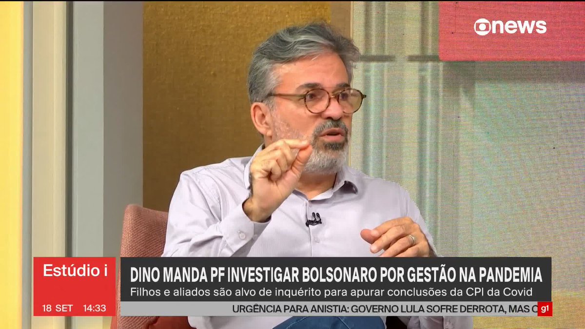 Marcelo: a investigação determinada por Flávio Dino contra Jair Bolsonaro pode dar a resposta que muita gente que perdeu familiares e amigos para a Covid espera. Sim, até o consórcio nordeste vai poder explicar onde está o dinheiro dos respiradores.