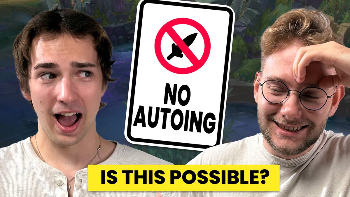 Can pro players win without auto attacking? Time to find out the impossible 👀