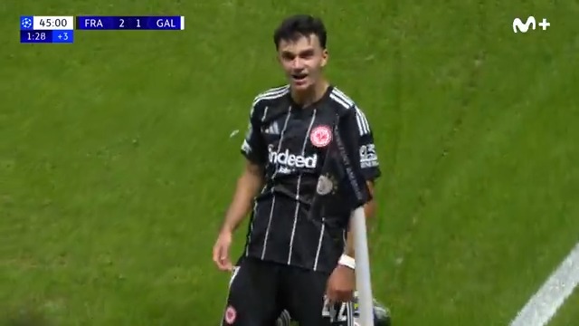 MEDIA VUELTA Y A GUARDAR. 💥 El golazo de Can Uzun. #UCL #LaCasaDelFútbol