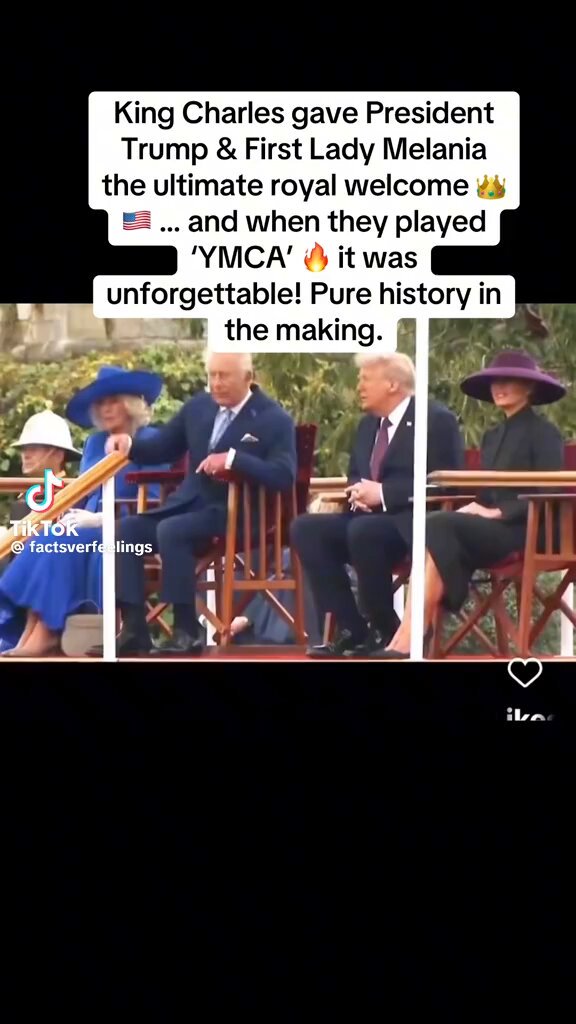 YMCA playing in the UK as a tribute to President Trump and to America.