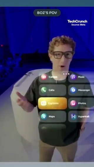 Get a firsthand look at Meta's Ray-Ban Display's live subtitling of real conversations, and other features, from Meta Connect's live demo last night.