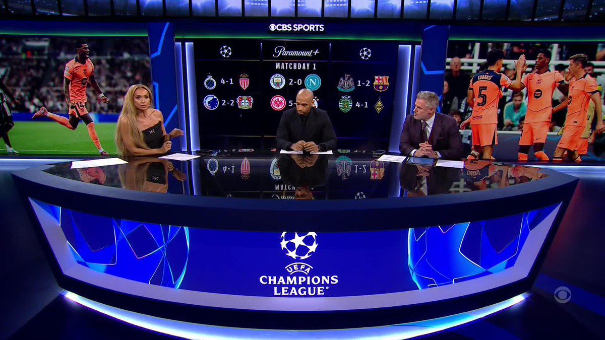 Our very own Kate Abdo is hosting the 2025 Ballon d'Or ceremony 🏆 She gets Thierry Henry and Jamie Carragher's prediction for who is going to take home the prestigious award 👇