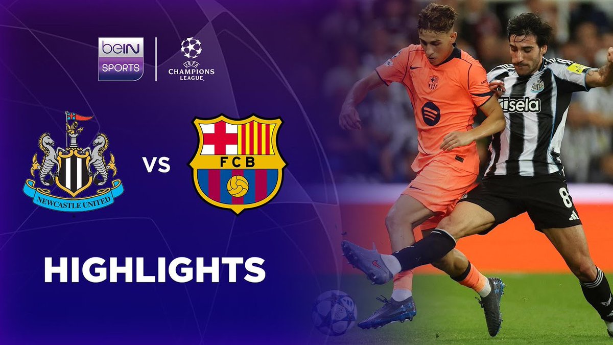 Newcastle 1-2 Barcelona Rashford di Barcelona nampak lebih ambisius ⚽️⚽️ Rashford, Garcia, Pedri, Kounde, Raphinha, De Jong 🔥 Newcastle 5 Games all comp musim ini: 2x kalah 2x imbang 1x menang 🎥 beIN SPORTS Indonesia