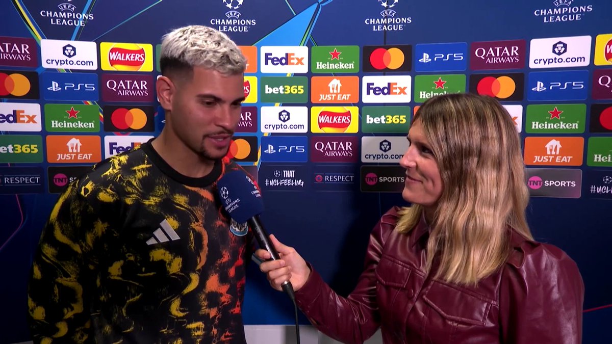"Je regarde encore quelques matches de l'OL" 🗣️ Supporters lyonnais, Bruno Guimaraes a un message pour vous 🥰 #NEWBAR | #UCL