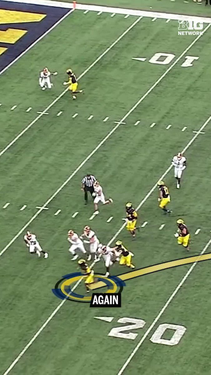 "This is the play that changes it all." Urban Meyer explains how Bryce Underwood’s ground game vs. Central MI pressures every Big Ten Conference defense 👇